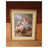 Vintage 'A DAY TOGETHER' framed Print