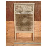 Vintage Jiffy Wooden Washboard