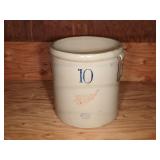 10 Gallon Redwing Crock with Bail Handles