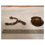 August Buermann Hercules Spur & Brass Change Dish