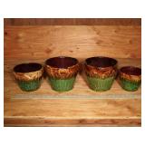 (4) Vintage Robinson-Ransbottom Pottery Planters