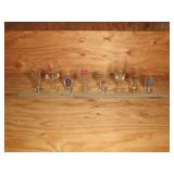 (8) Vintage Beer Glasses