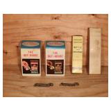 (2) Vintage 'The Outhouse',Can Openers & Dispenser