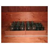 Vintage Ball Blue Glass Jars