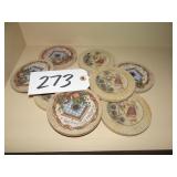 Eight thirsty stone coasters