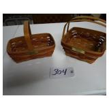 Longaberger 1993 Bayberry and 1990 Gingerbread bas