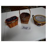 Longaberger 2005, 1989, 2001 Inaugural baskets