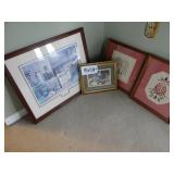 Burten Dye 'Cottage Garden' print,other wall decor