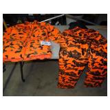 Winchester orange camo outerwear coat and pants (s
