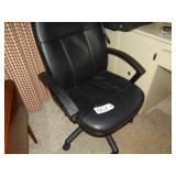 Office desk chair, swivel and adjustable