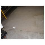 Outdoor patio rug 94x112, well used