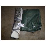 Tarp, and vehicle reflective windshield protector