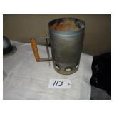 Charcoal starter chimney