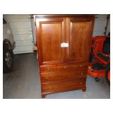 Cherry entertainment center 40' wide x 63' tall x