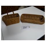 Longaberger 1984 and 1985 baskets