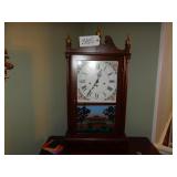 Lesher-made Federal style pillar and scroll mantle