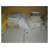 Assorted Queen size sheet sets, pillow cases, matt