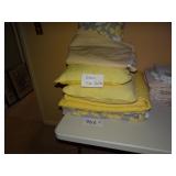 Assorted Queen size quilts and pillows
