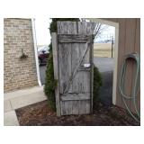 Primitive grainery door 28'W x 76' tall