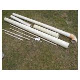 Assorted PVC pipes, some sch 40