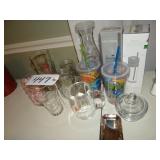Assorted tumblers and travel cups