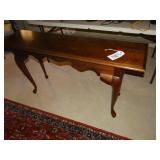 Cherry wall table Queen Ann style 54' w x 30' tall