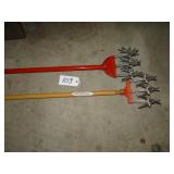 2 garden weasel cultivators