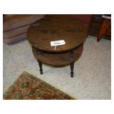 Round top 2-tier end stand 24' diameter, 22' tall