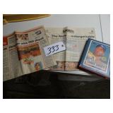 Topps Yankee Greats book and Mickie Mantle news ar