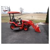 Kubota BX2350 23hp compact tractor (1038hrs) w/ at