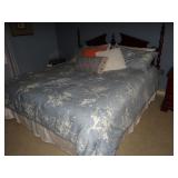 4 pc Cherry bedroom suite King bed, mattress, box