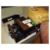 Vintage GAF1690 slide projector w/ four rotary sli