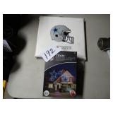 Dallas Cowboys seat cushion and Teampride light