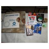 Copper tubing, JB weld, soldering items