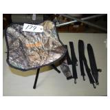 Rustic Ridge camo portable seat and assorted strap