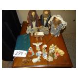 Asst nativity scene figurines (mixed sets)