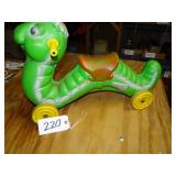 Vintage Childs aluminum scooter