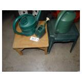 Asst sprinkling cans and patio end stands