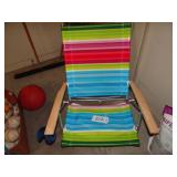 Folding beach chair