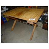Plywood top utility table 4'x3'x33' tall