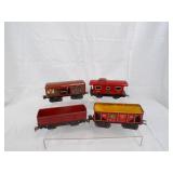 Marx's Tin Freight Cars