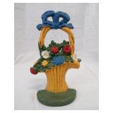 Cast Iron Flower Door stop