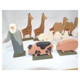 Wood Noah's Ark Figures