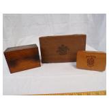 Wood boxes