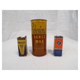 Radio tube and dance wax container