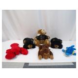 assorted plushies