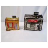 Log Cabin Syrup Tin Containers