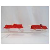Plastic  Firetrucks