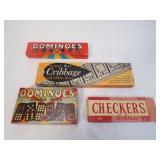 Table Games (dominos,Cribbage, Checkers)