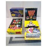 Empty Trading card boxes